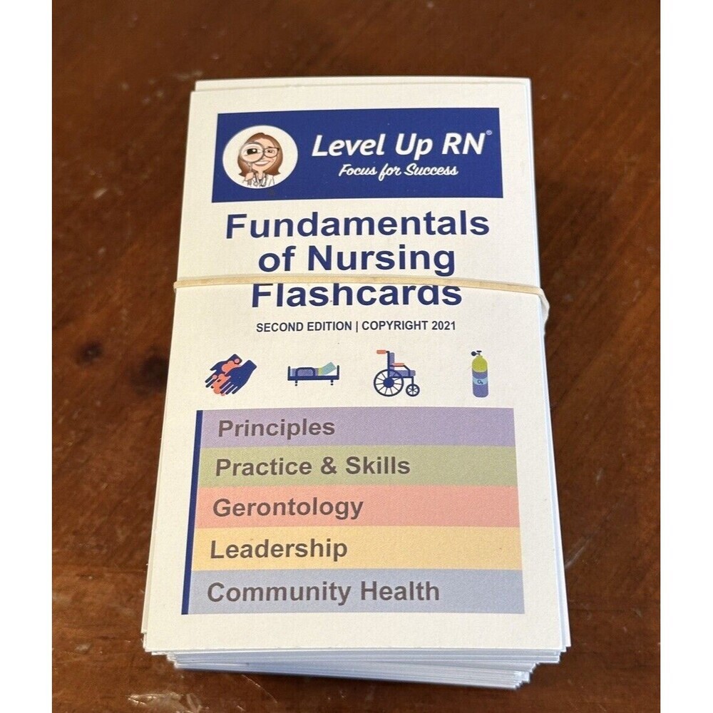 Level Up Rn Fundamentals Of Nursing Flash Cards Second Edition 2021